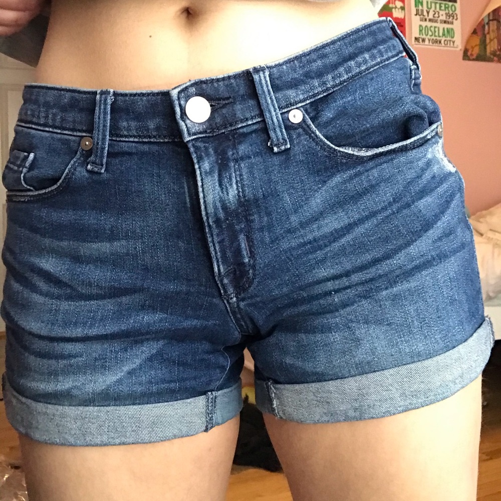 Mossimo Midrise Blue Jean Shorts